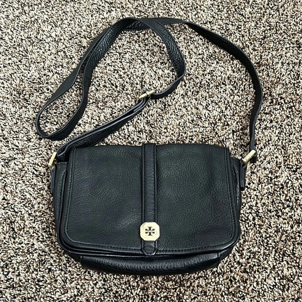 Tory Burch Small Black Crossbody, lightly used